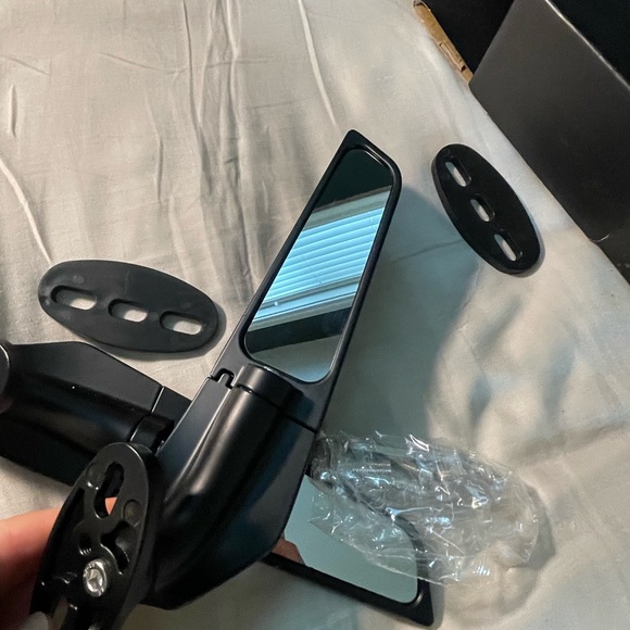 Motorcycle rear mirrors set - Picture 2 of 4